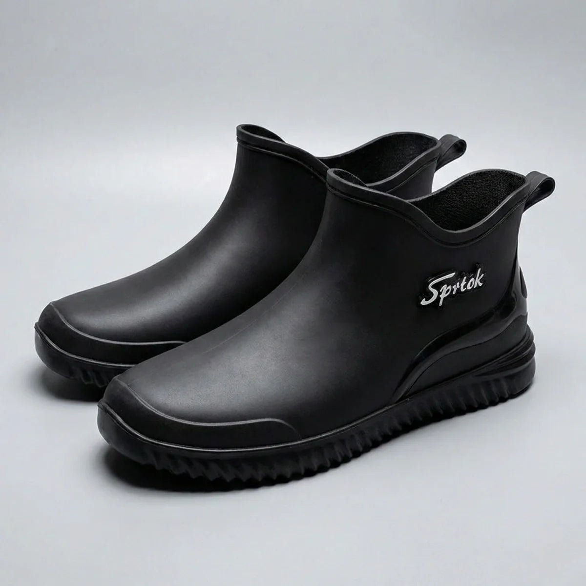 Gardaly | Men’s Ankle Wellington™ Boots – One-Piece Waterproof Build with Non-Slip Grip