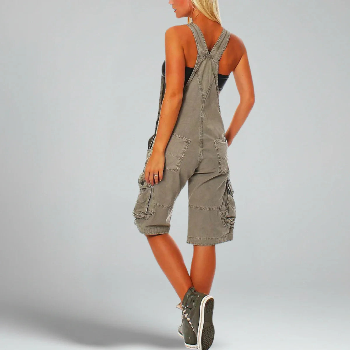 Gardaly Cargo Overall Shorts
