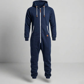 Gardaly Cosy Fleece Zip Hooded Jumpsuit