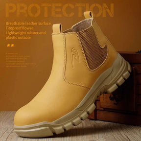Gardaly | Men’s WeldSafe™ Steel-Toe Work Trainers – Waterproof, Puncture-Resistant & Spark-Resistant