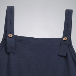 Gardaly Button-Front Casual Overalls Jumpsuit