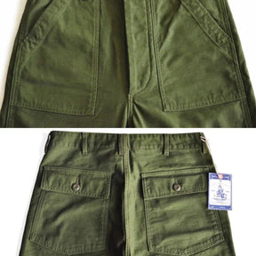 Men’s Straight-Leg Casual Trousers – Fatigue Style