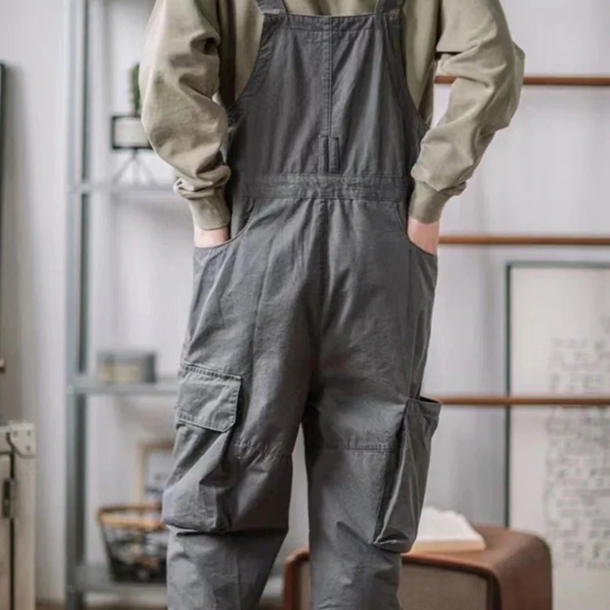 Gardaly Easy-Drape Overalls