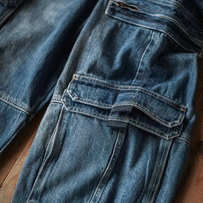 Gardaly Dual-Flap Denim Bib Overalls