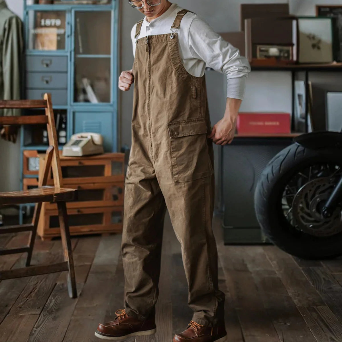 Gardaly Winston Zip-Front Overalls Female (LIMITED STOCK)