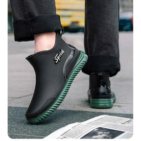 Gardaly | Men’s Ankle Wellington™ Boots – One-Piece Waterproof Build with Non-Slip Grip