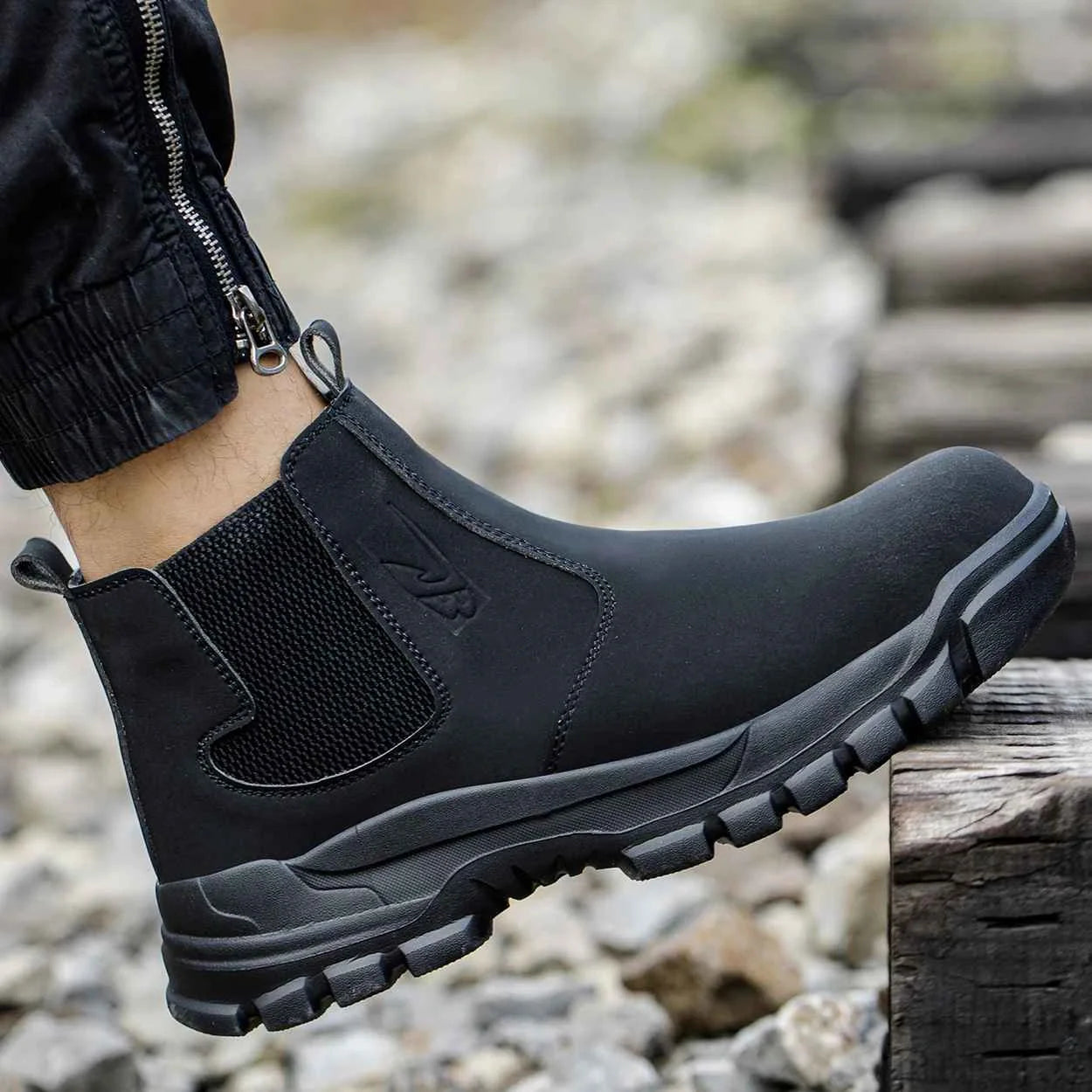 Gardaly | Men’s WeldSafe™ Steel-Toe Work Trainers – Waterproof, Puncture-Resistant & Spark-Resistant