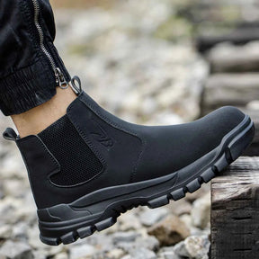 Gardaly | Men’s WeldSafe™ Steel-Toe Work Trainers – Waterproof, Puncture-Resistant & Spark-Resistant