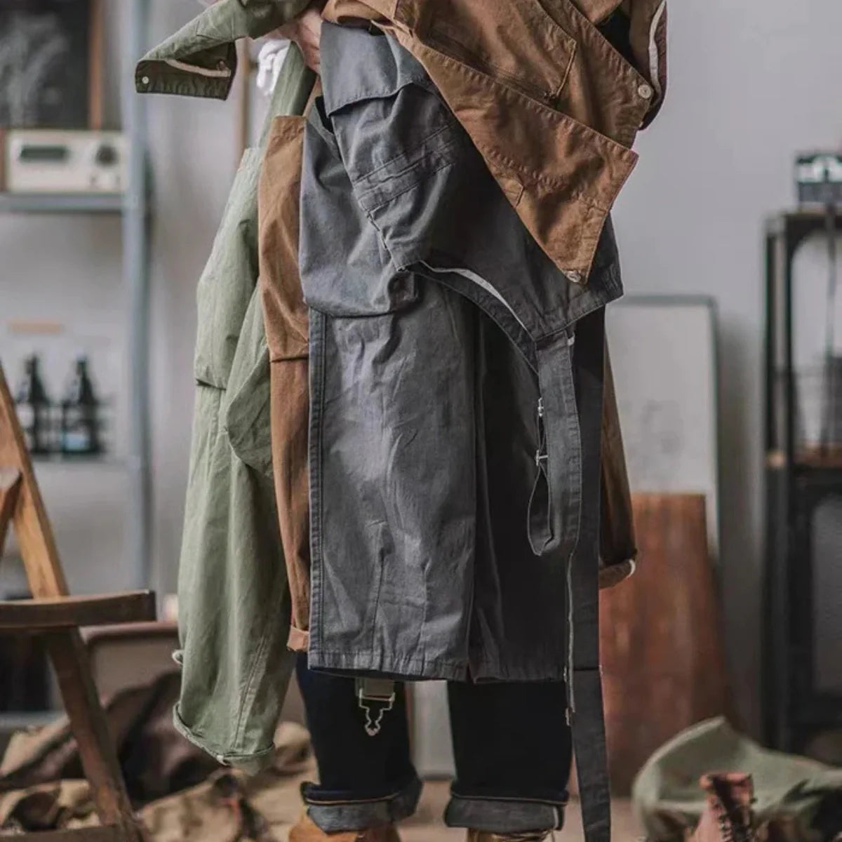 Gardaly Easy-Drape Overalls