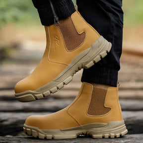 Gardaly | Men’s WeldSafe™ Steel-Toe Work Trainers – Waterproof, Puncture-Resistant & Spark-Resistant
