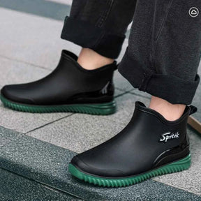 Gardaly | Men’s Ankle Wellington™ Boots – One-Piece Waterproof Build with Non-Slip Grip