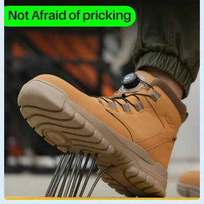 Gardaly | Men’s TorqueLock™ Waterproof Safety Boots – Steel Toe, Kevlar Midsole & Quick-Adjust Dial
