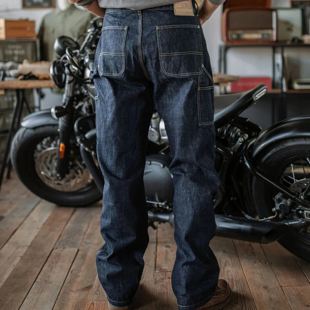 Selvedge Carpenter Jeans – Heavyweight Japanese Denim, Built for Work and Wear