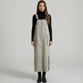 Gardaly Meadow Relaxed Pinafore with Side Slits
