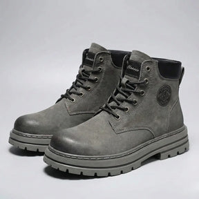 Unisex Heritage “Martin” Work Boots – Suede Leather, Grip Sole &amp; All-Day Comfort