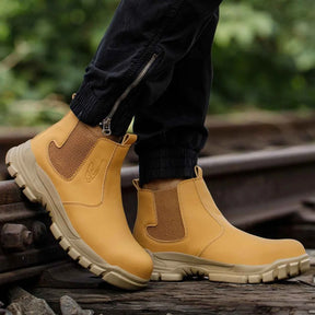 Gardaly | Men’s WeldSafe™ Steel-Toe Work Trainers – Waterproof, Puncture-Resistant & Spark-Resistant