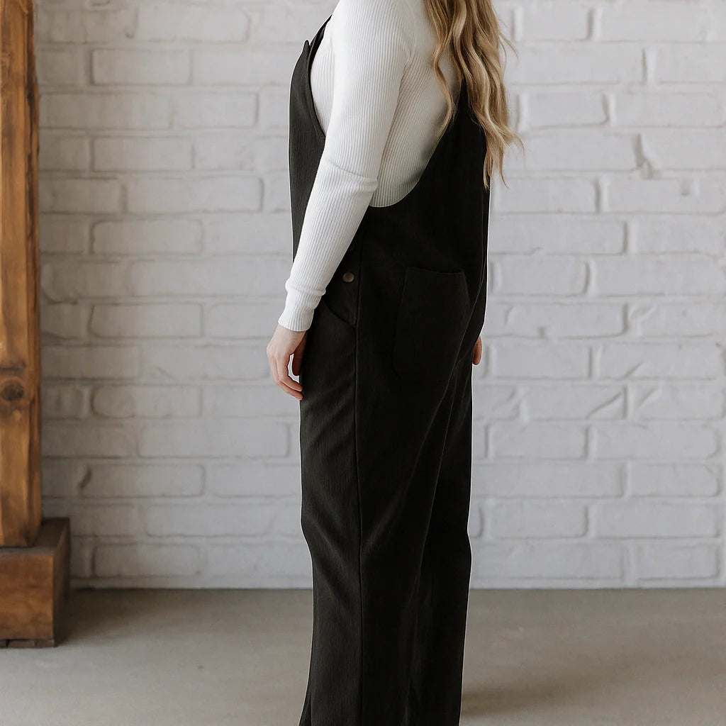 Gardaly Cosy Corduroy Loosened Overalls