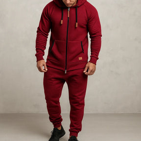 Gardaly Cosy Fleece Zip Hooded Jumpsuit