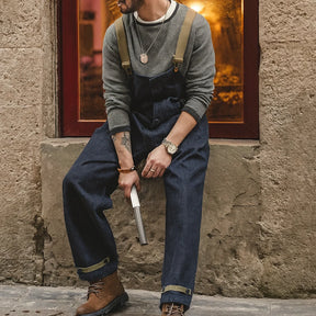 Gardaly Dockyard Navy Retro Overalls