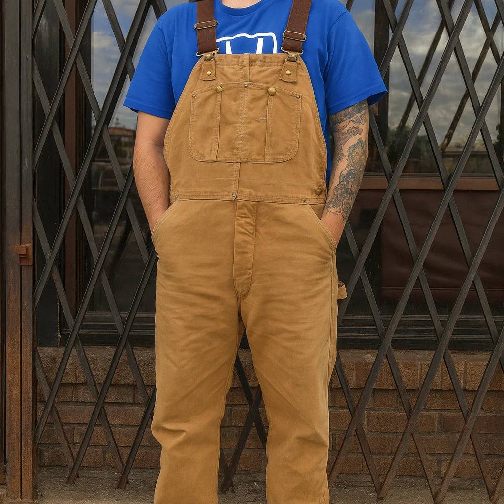 Gardaly Moorland Duck Canvas Bib Dungarees