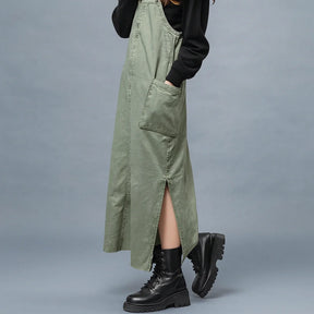 Gardaly Meadow Relaxed Pinafore with Side Slits