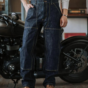 Selvedge Carpenter Jeans – Heavyweight Japanese Denim, Built for Work and Wear