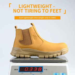 Gardaly | Men’s WeldSafe™ Steel-Toe Work Trainers – Waterproof, Puncture-Resistant & Spark-Resistant