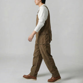 Gardaly Winston Zip-Front Overalls