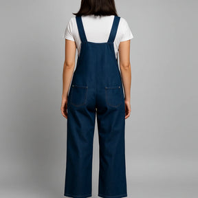 Gardaly Loosened Distressed Denim Overalls