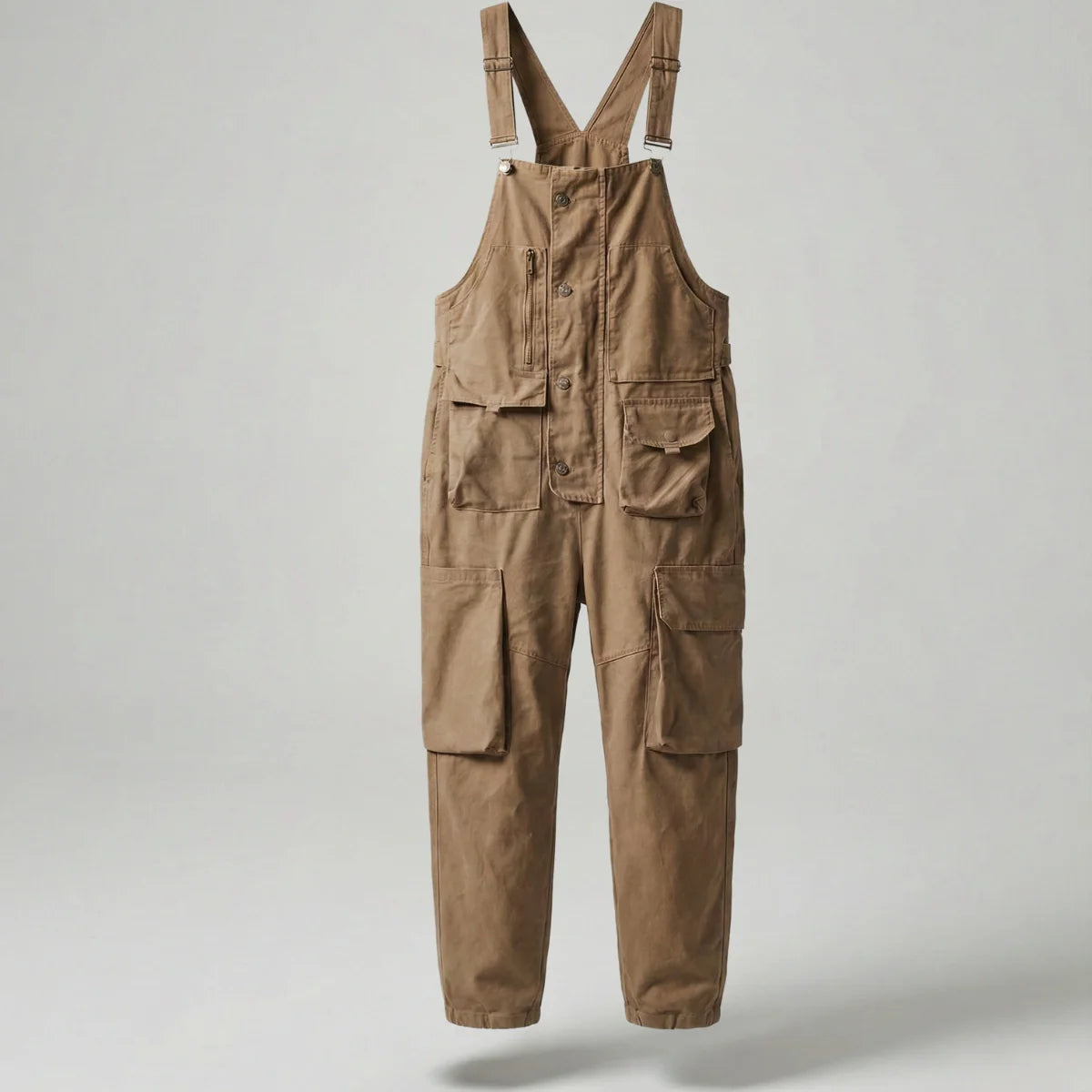 Gardaly Easy-Drape Canvas Overalls
