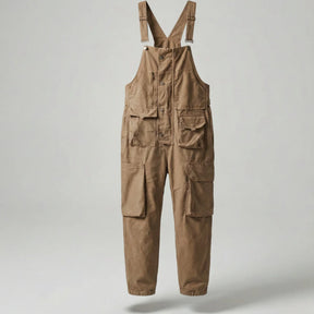 Gardaly Easy-Drape Canvas Overalls
