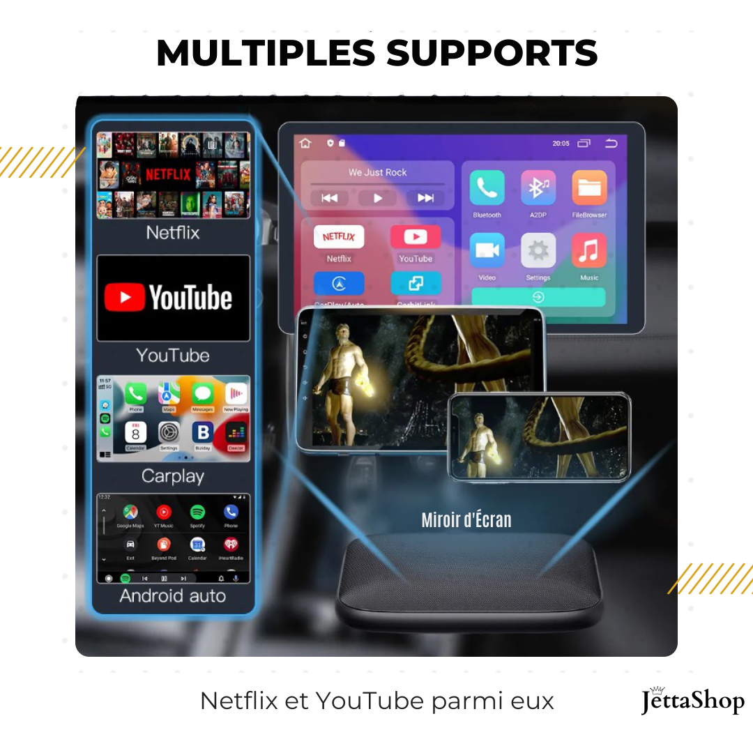 Bella Offerta | Adattatore CarPlay/Android Auto wireless per multimedia – DriveBella Pro™ [DISPONIBILITÀ LIMITATA]