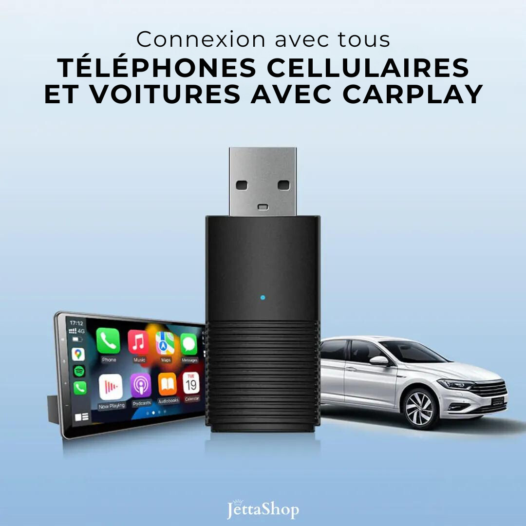 Bella Offerta | Adattatore CarPlay/Android Auto wireless per multimedia – DriveBella Mini™