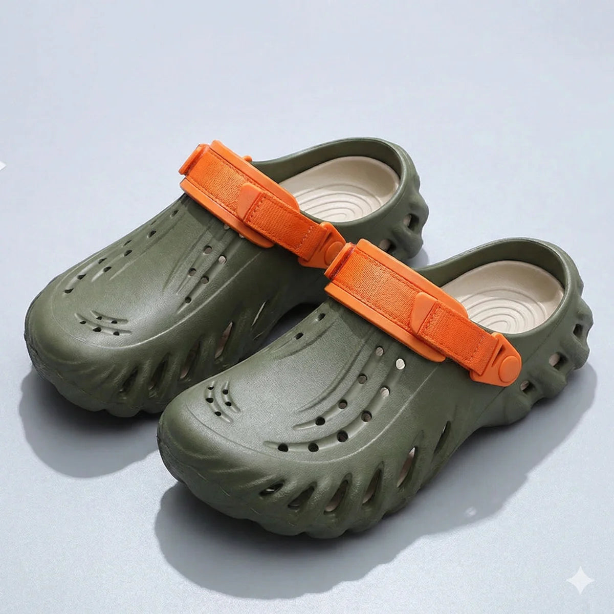 Men’s DriftEase EVA Clogs – Thick Sole Comfort with Non-Slip Grip