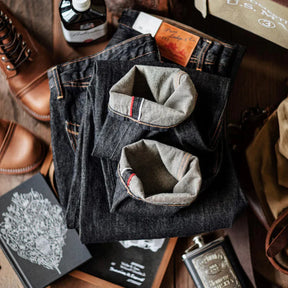 14oz Indigo Selvedge Jeans – Heritage Straight Leg, Built to Age Well