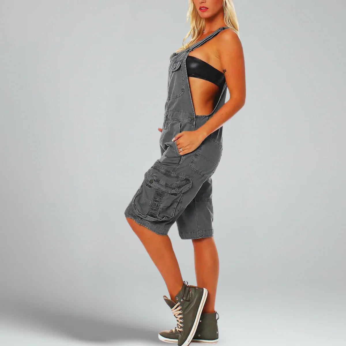 Gardaly Cargo Overall Shorts
