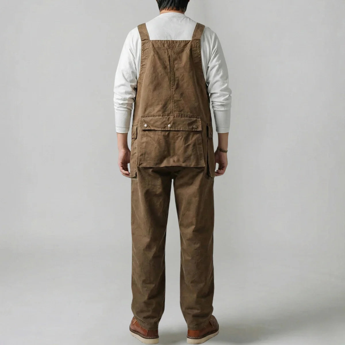 Gardaly Winston Zip-Front Overalls