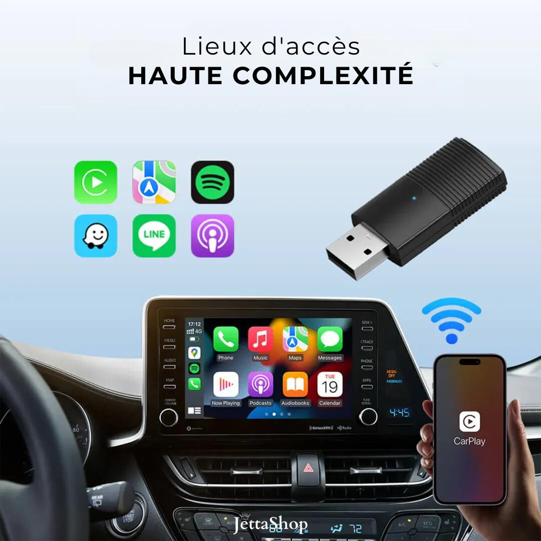 Bella Offerta | Adattatore CarPlay/Android Auto wireless per multimedia – DriveBella Mini™