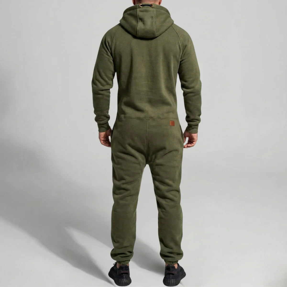 Gardaly Cosy Fleece Zip Hooded Jumpsuit