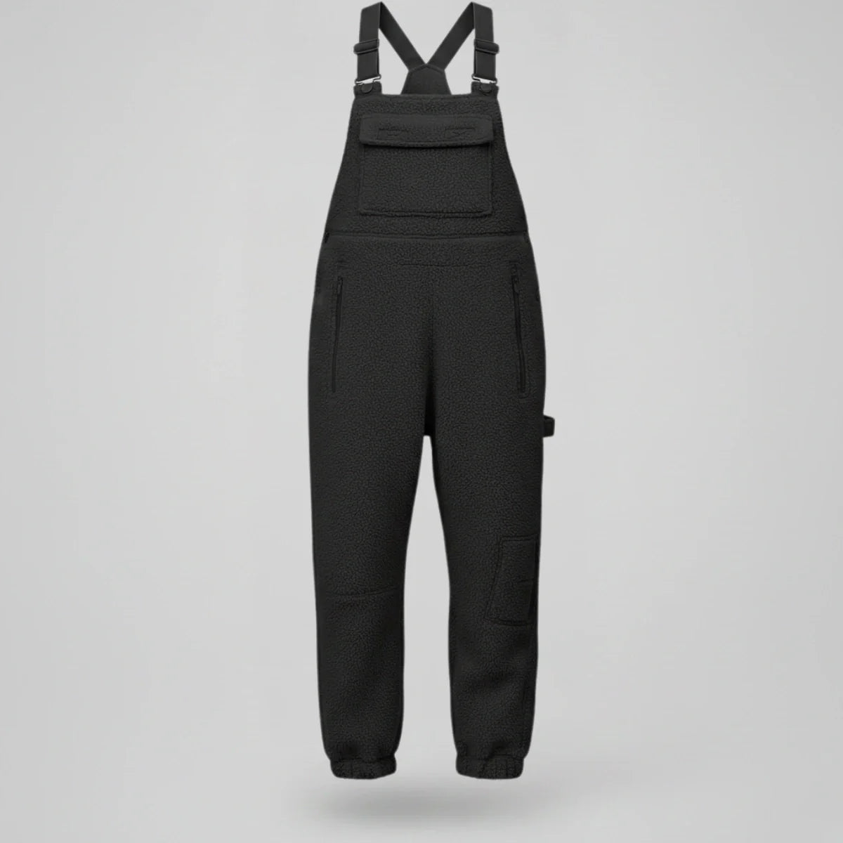 Gardaly Thermal Fleece Overalls with Zip Pockets