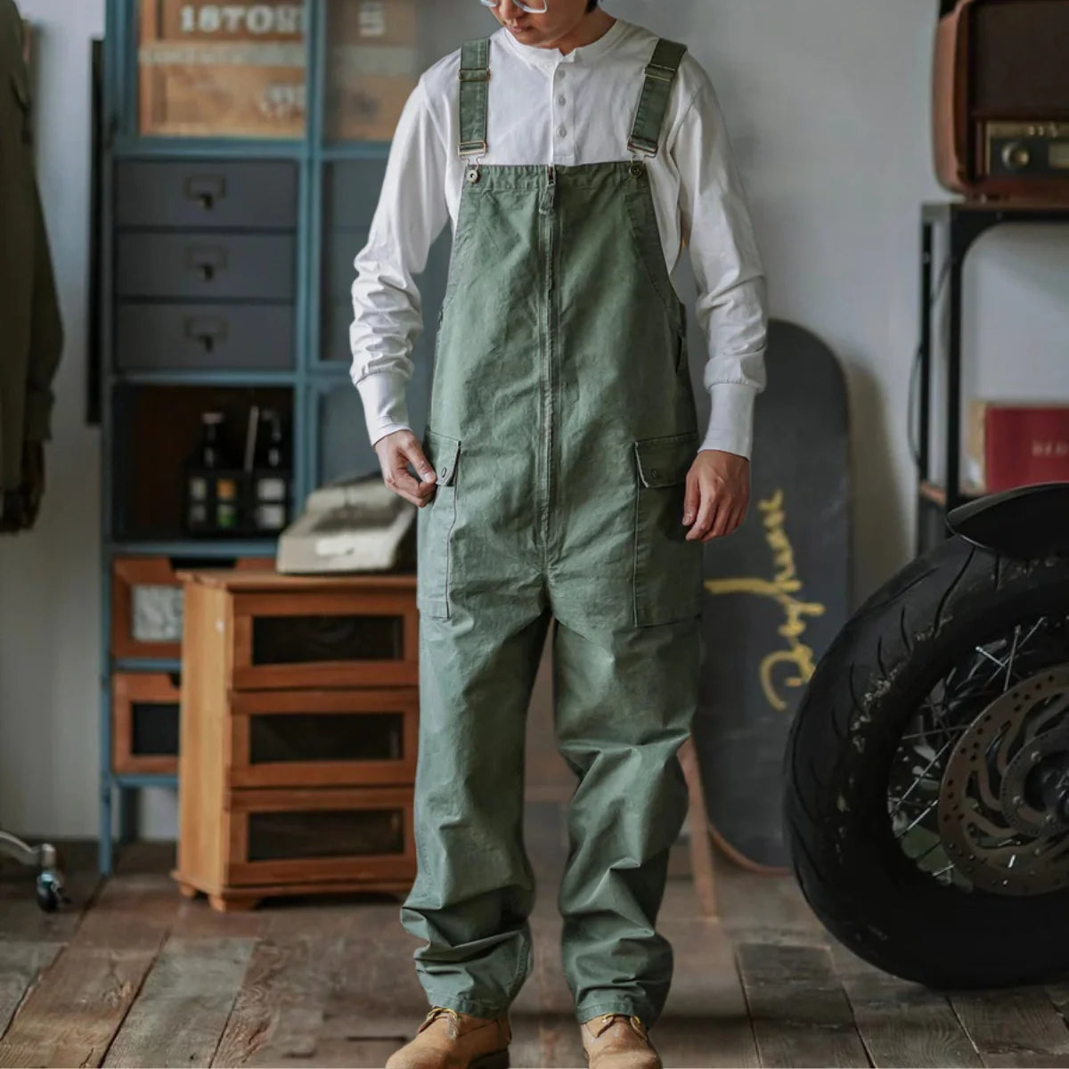 Gardaly Winston Zip-Front Overalls Female (LIMITED STOCK)