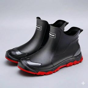 Unisex Short Wellington Rain Boots – Extra-Wide Size Range, Reinforced Build &amp; Non-Slip Grip
