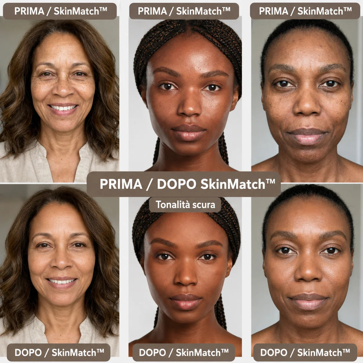 Bella Offerta | Fondotinta intelligente – Pennello integrato e pigmenti adattivi – SkinMatch™