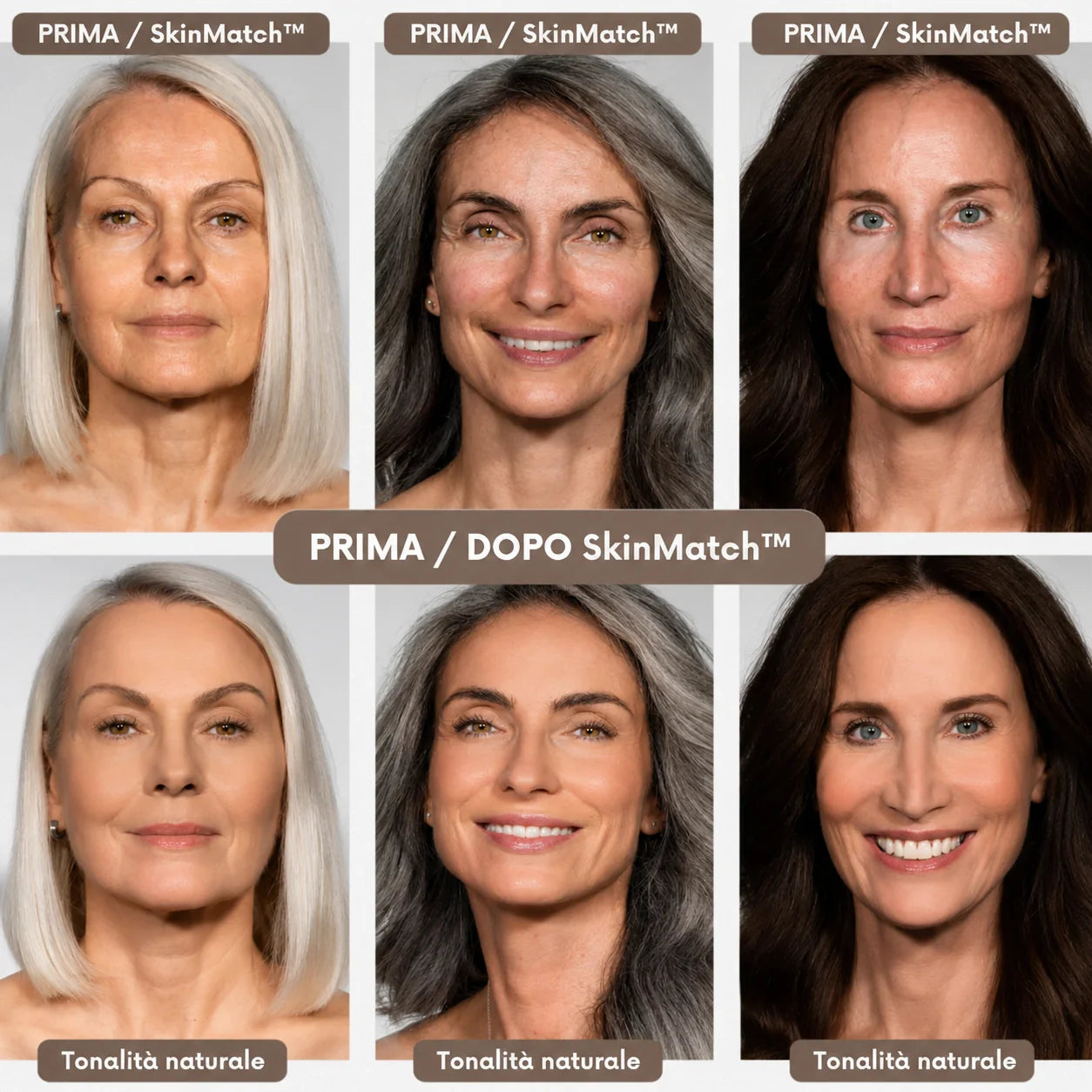 Bella Offerta | Fondotinta intelligente – Pennello integrato e pigmenti adattivi – SkinMatch™