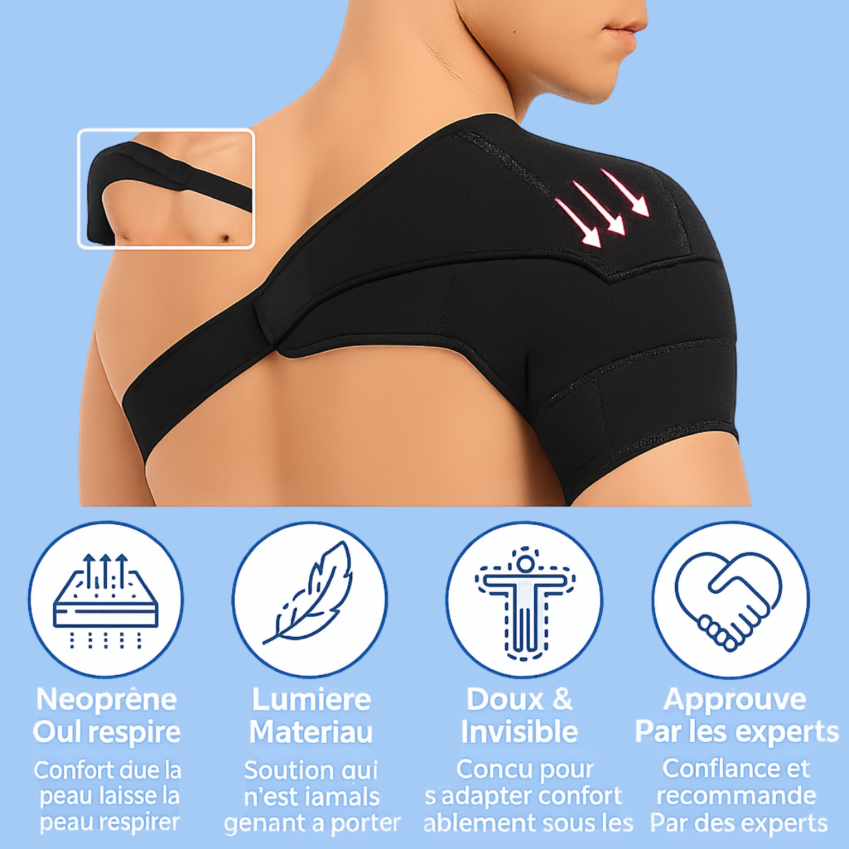 Bella Offerta | ErgoShoulder™ – Supporto e Protezione Ergonomica per la Spalla
