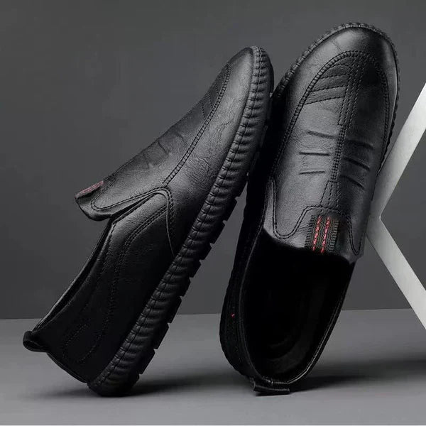 Bella Offerta | Mocassini slip-on in pelle da uomo