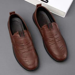 Bella Offerta | Mocassini slip-on in pelle da uomo