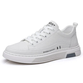 Sneaker Casual in Vera Pelle | Modello Flat Sport