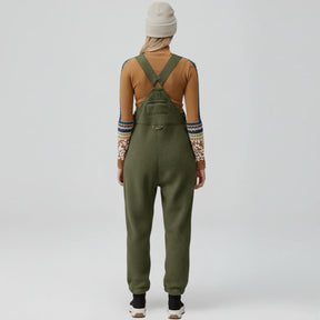 Gardaly Thermal Fleece Overalls with Zip Pockets