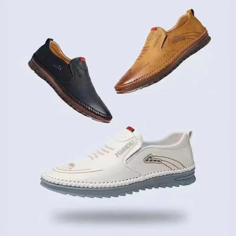 Bella Offerta | Mocassini slip-on in pelle da uomo